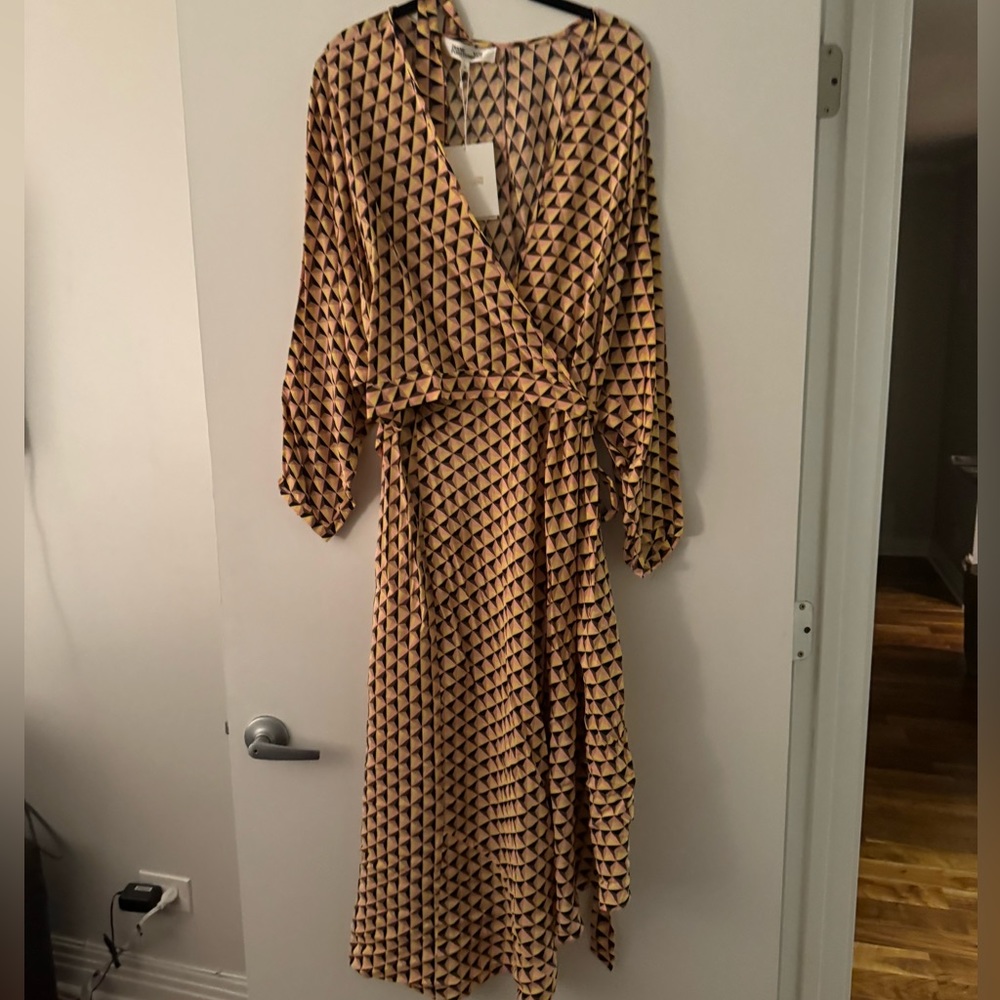 DVF wrap dress NWT